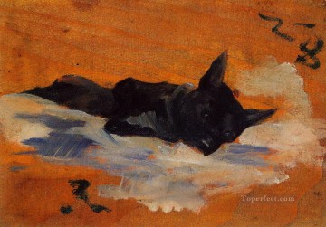 perrito 1888 Toulouse Lautrec Henri de Pinturas al óleo